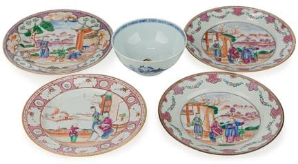 Lot de porcelaine d'exportation

Chine, XVIIIe siè