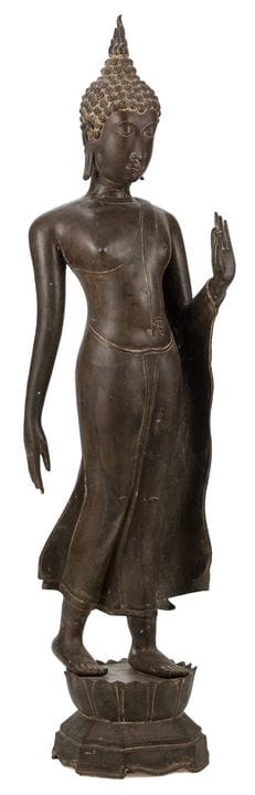 Très grand Bouddha

Thaïlande, XIXe/XXe siècles. P