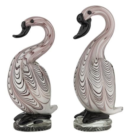 Due cigni di Murano

Murano, XX secolo. Due scultu
