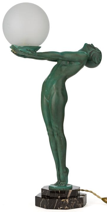 Lampe Max Le Verrier

France, Art déco, créée vers