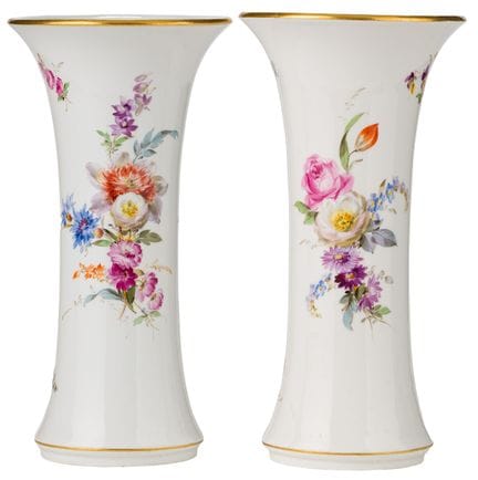 Paire de vases de Meissen

Meissen, 1860 - 1924. P
