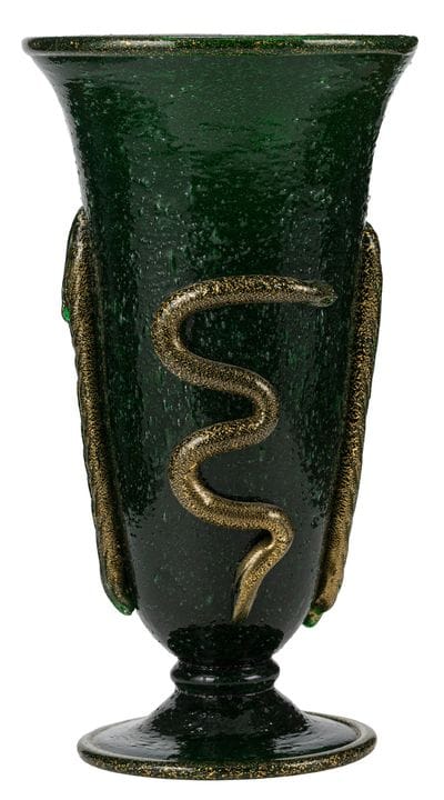 Vase Napoleone Martinuzzi « Pulegoso con Serpente 