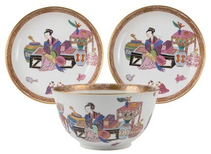 Un bol et deux assiettes Herend

Herend, XXe siècl