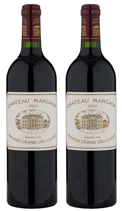 2 bouteilles de Château Margaux 2010

2010. Deux b