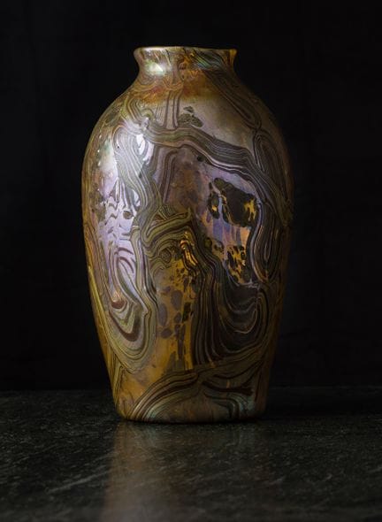 Tiffany Studios – Vase monumental en verre Favrile