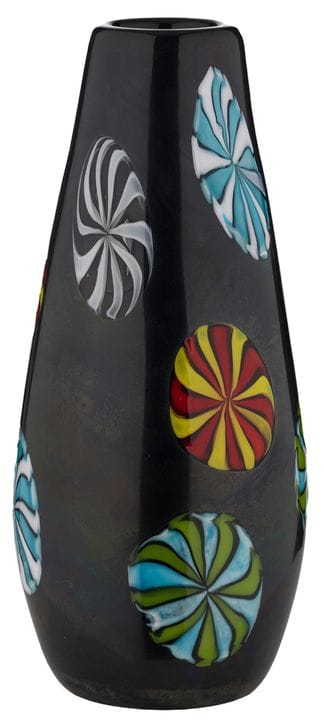 Vaso di Pollio Perelda "Nerox stellato"

Murano, 1