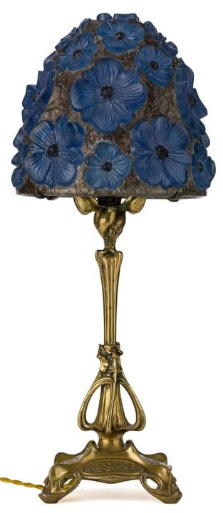 Lampe de table Art nouveau dans le style d'Hector 