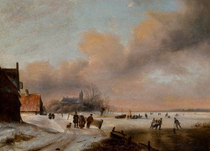 Kruseman, H.
Pays-Bas, XIXe siècle

Les joies de l