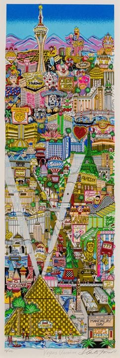 Charles Fazzino
1955 New York

Vegas Vacation. 200