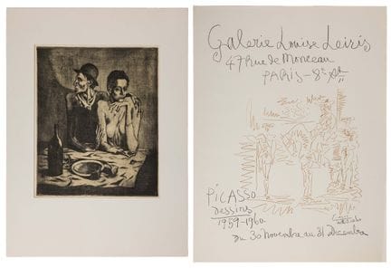 Picasso, Pablo
1881 Málaga – 1973 Mougins

Two exh