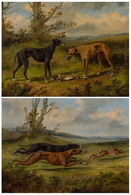 Alken
Angleterre, XIXe siècle

Chiens lors d'une c