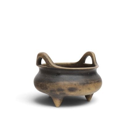 China, a small bronze incense burner, modern, with