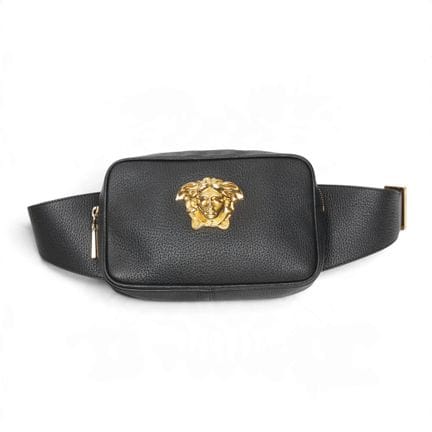 Versace Medusa leather belt bag, circa 2010–2020. 