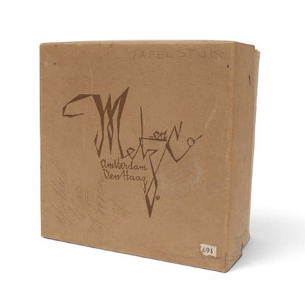 Metz &amp; co., imballaggio in cartone, attribuito