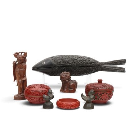 China and Asia, a collection of bronze and woodwor