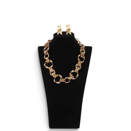 Yves Saint Laurent, Vintage Harlequin necklace wit