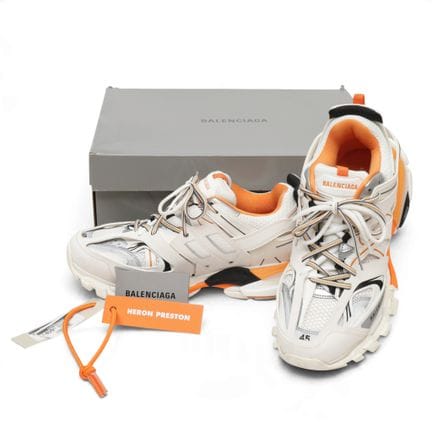 Balenciaga Track white/orange sneakers, circa 2018