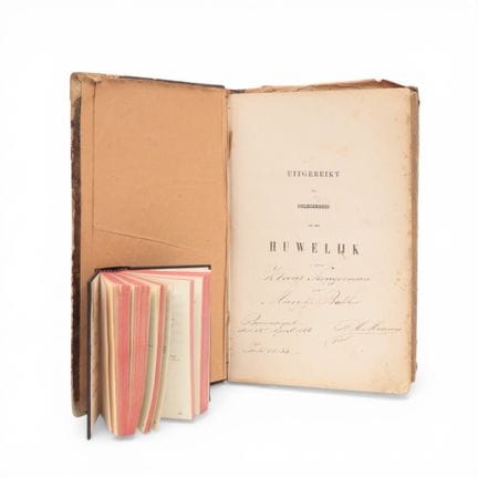 Bibbia, XIX secolo;Stampata per la Nederlandsche B