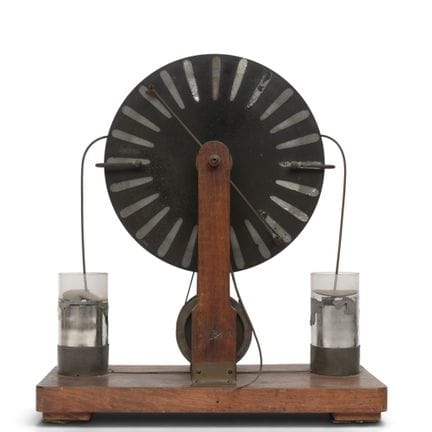 Wimshurst, macchina elettrizzante, XIX secolo. Con