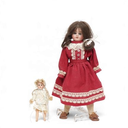 Germania, Gebruder Kuhnlenz, bambola da bambina co