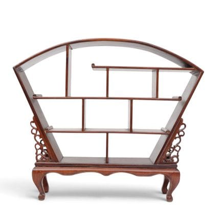 China, a small wooden display cabinet, 20th centur