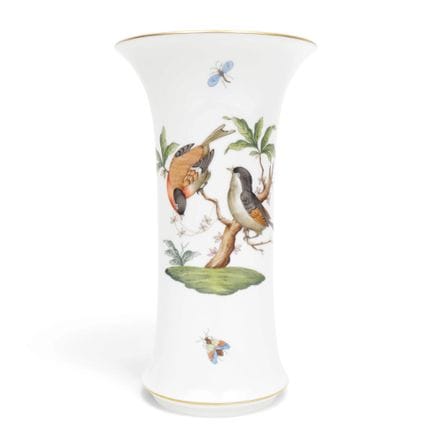 Herend, Porzellan-Trompetenvase, 20. Jahrhundert; 