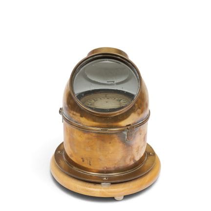 Liquid compass in a copper compass case, Rotterdam
