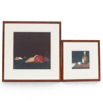 Joop Vegter (1931-2017), mezzotinta, due opere inc