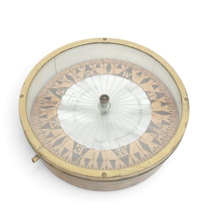 Bronze marine compass, The Lord Kelvin Compass, ci