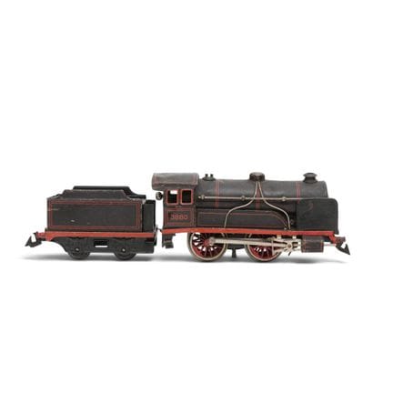Locomotiva in latta con tender, Märklin, modello 3