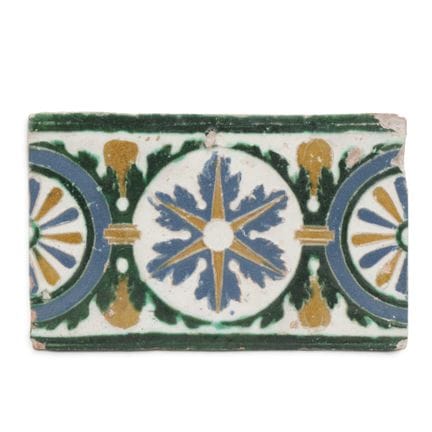 Spanien, Toledo, vielfarbige Kachel, 17./18. Jahrh