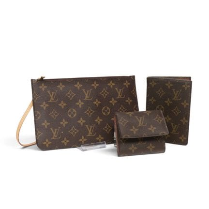 Louis Vuitton, Monogram small leather goods, circa