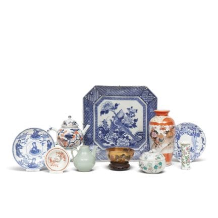 Japan and China, a collection of assorted porcelai