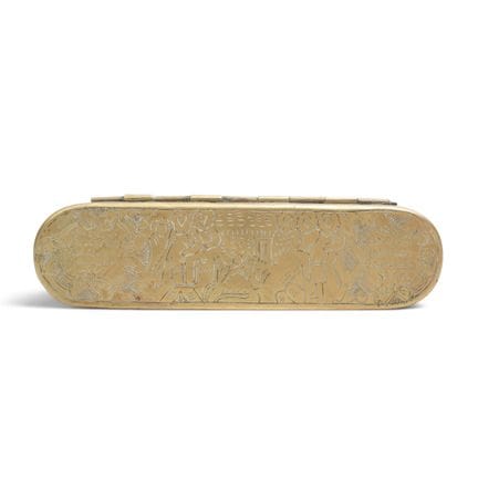 Copper tobacco box, 18th century, 17.5 cm [1]