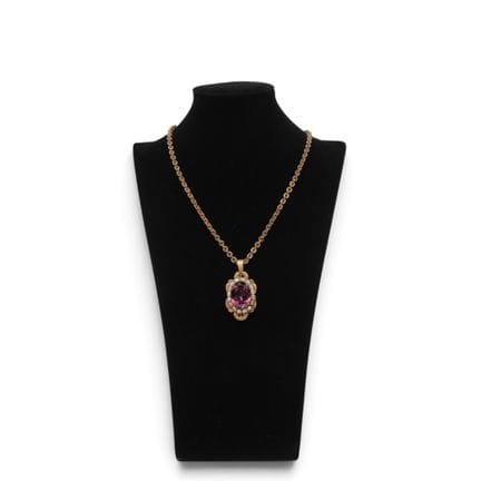 Miriam Haskell, vintage costume jewelry pendant an