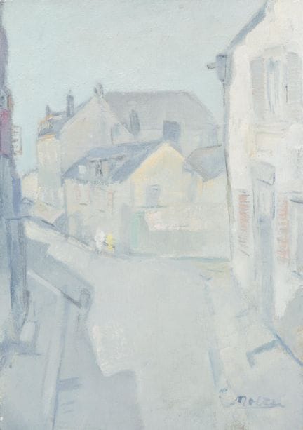 Cor Noltee (1903-1967) Petite rue de village, huil