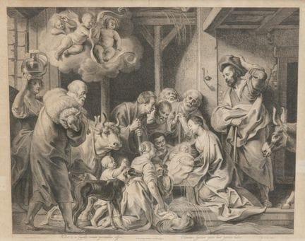 Pieter de Jode II (1606-1674) « L'Adoration des be
