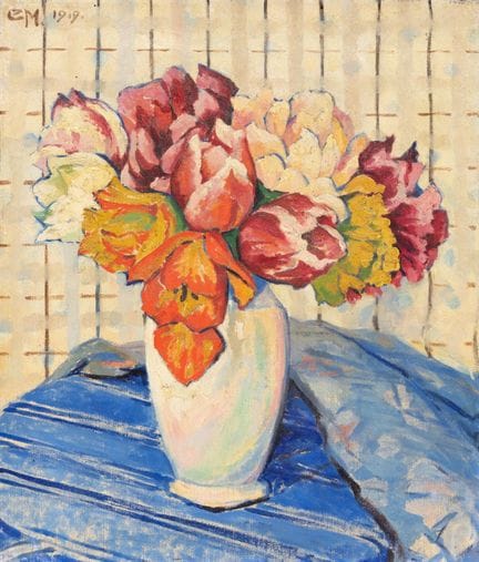 Carola Machotka (1883-1958) Nature morte aux fleur