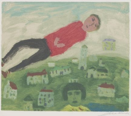 Eugene Brands (1913-2002) « Homme au-dessus d'un v