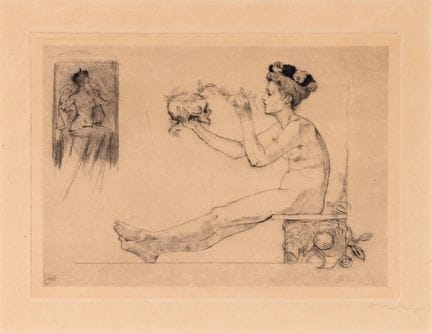 Armand Rassenfosse (1862-1934), « La Coquetterie »