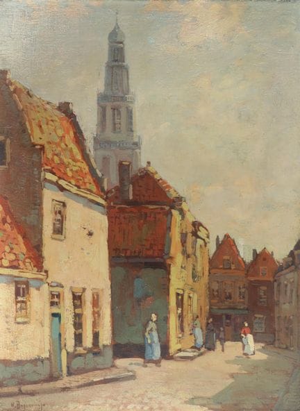Herman Bogman Jr. (1890-1975) « Petite rue de vill