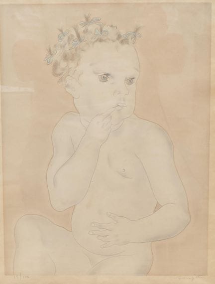 Léonard Tsuguharu Foujita (1886-1968), « Jeune enf