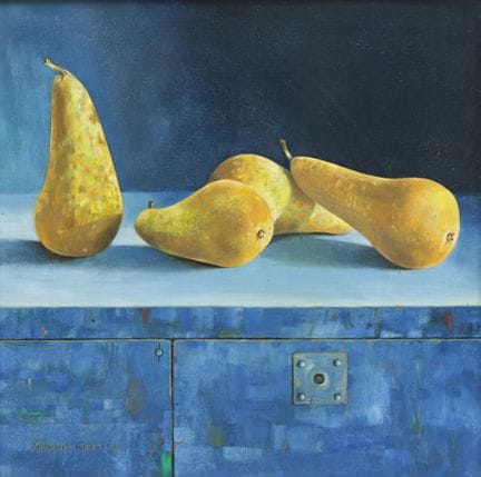 Judith Neet (née en 1947)Nature morte aux poires. 