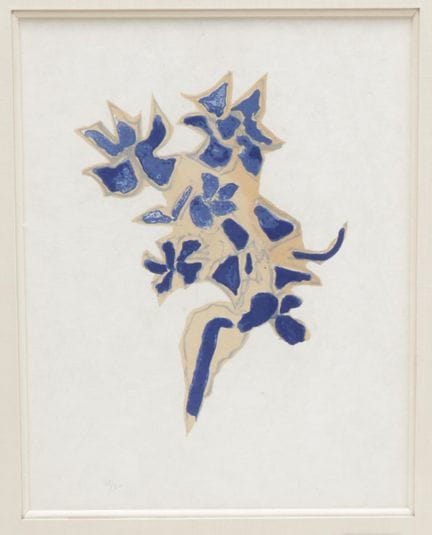 Georges Braque (1882-1963) Giroflee bleue (extrait