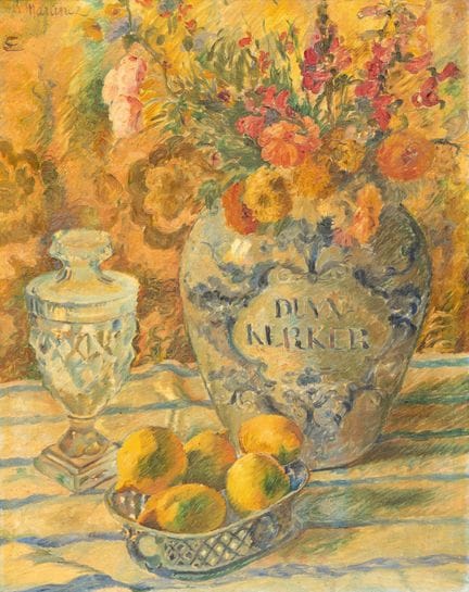 Raoul Martinez (1876-1973) Nature morte avec des f