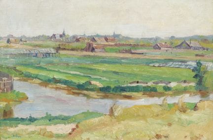 École hollandaise, XXe siècle, avec signature ajou
