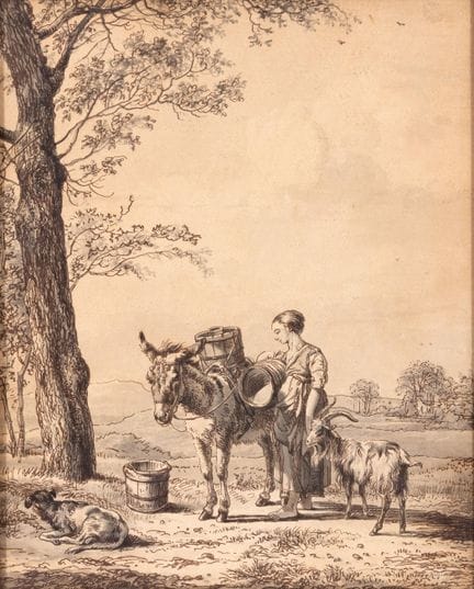 Pieter Gerardus van Os (1776-1839) « Paysanne avec