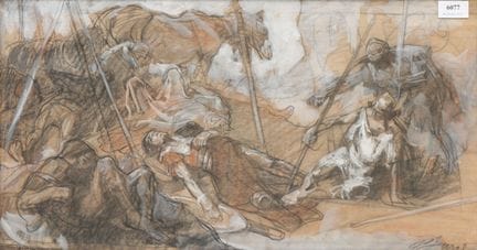 Johannes Hendrikus Jurres (1875-1946) « Le champ d