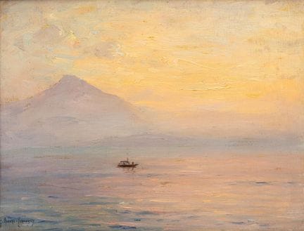 Georges Ricard-Cordingley (1873-1939) Stresa, lac 