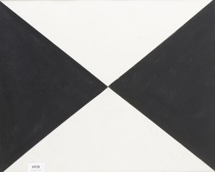 Yashioka (XXe siècle) Composition abstraite à la g